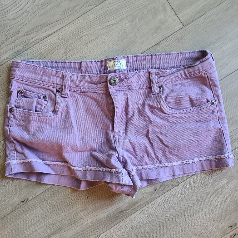 Size 15 Lilac Denim Shorts